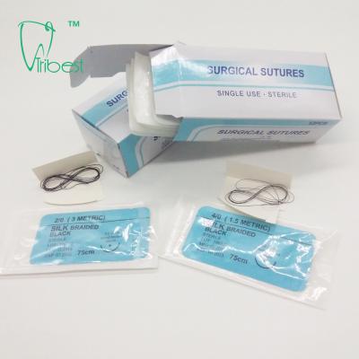 Chine Suture absorbable tressée en soie de polypropylène chirurgical à vendre