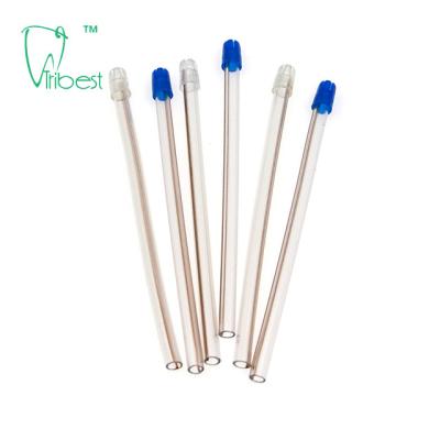 China Disposable Colorful PVC Dental Suction Tip Suck Blood And Saliva for sale