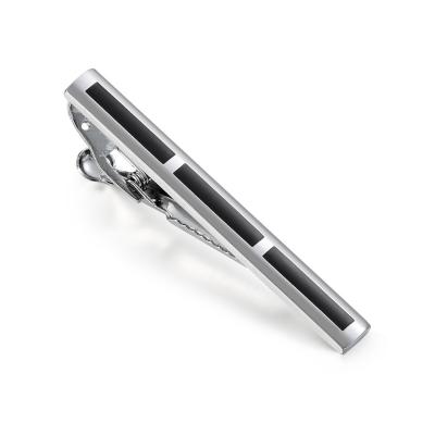 China Classic Amazon Hot Sale Tie Rod Clip Chrome Plated Clip Bar Tie Pin For Men for sale