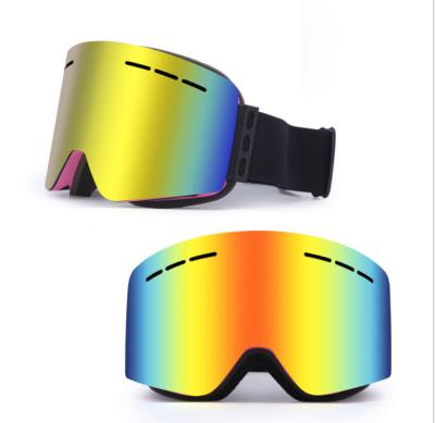 China Outdoor sport game ski/snowboard goggles for Men&Women and youth 100% UV protection snow sports glasses for sale