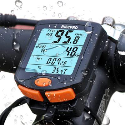 China Waterproof Computer Bicycle Speed ​​Meter and Odometer Radio Cycle Bike Waterproof Cycling Computer with LCD Display and Multi-functions for sale