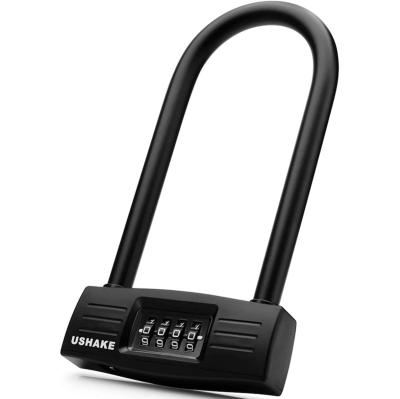 China Durable High Security Bicycle U Lock With Coded Lock for sale