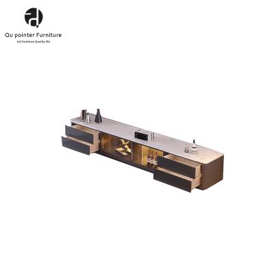 China Modern And Fashionable Home Rock Slab Environmental Protection Furniture E1 Long Durable Coffee Table for sale