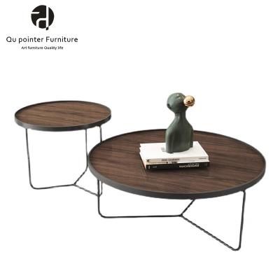 China High-temperature Varnish Cold-Hot-Pressed High-Fiber Panel Combination Steel (Other) Coffee Table Adjustable Modern Technology High Density for sale