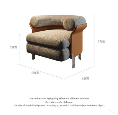 China Simple Leisure Leather Chair (Other) Modern Leisure Adjustable Comfortable Chair for sale