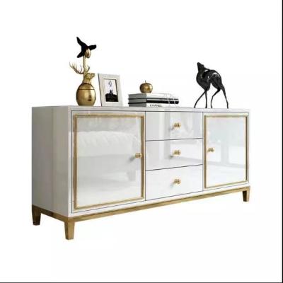 China Other factory supply high quality luxury modern white sideboard cabinet credenza buffet dining room modern sideboard table for sale