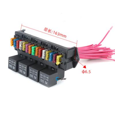 China 40A 72V 15 Way Automotive Fuse Box With Relay CR472AP for sale