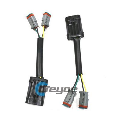 China Automotive Creyoe Polaris RZR Headlight Conversion to Two Rigid Industry Dual LED Lights Wiring Kits for sale