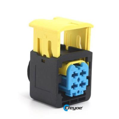 China 4 Pin Automotive Female Connector Plug Housing TE 1418390-1 Amp for sale