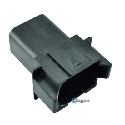 China Automotive 8 Way Black Male Receptacle Connector DT04-08PB Deutsch DT Housing for sale