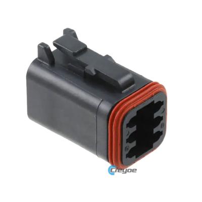 China Automotive 6 Way Black Plug Connector DT06-6S-E004 Deutsch DT Series for sale