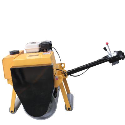 China Building Material Shops Super Promotion 330KG Vibratory Mini Single Drum Pedestrian Roller For Sale for sale