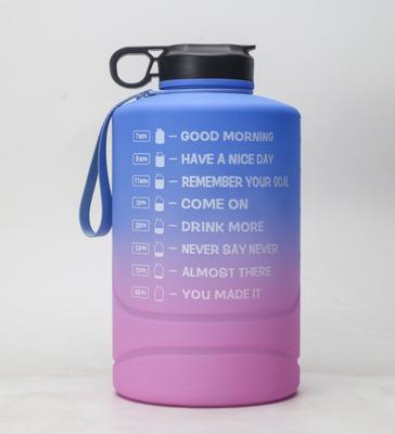 China Sustainable hot sale outdoor portable sport gradually varied fashion fitness plastic water bottle for sale