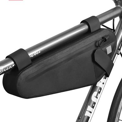 China Fasional Top Tube Bike Bag Waterproof Bicycle Front Frame Bike Bag Bicycle Top Tube Bag Recycling for sale