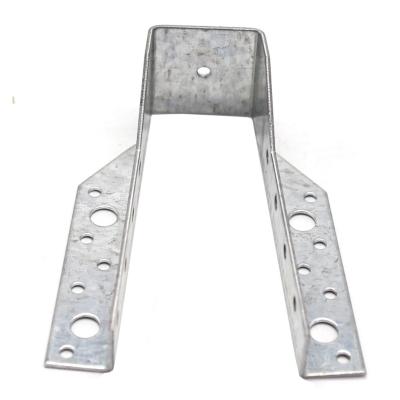 China Steel Stamping Parts Galvanized Sheet Steel Wood Connector Joist Hanger bracket for Construction for sale