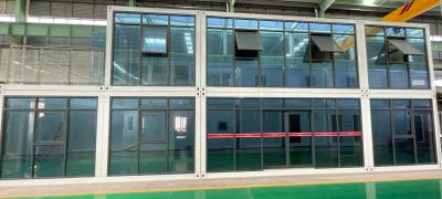 중국 Steel Custom Prefab Container House 20ft / 40ft For Site Office Building 판매용