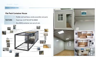 中国 Fast Assembly Prefabricated Container Houses For Construction / Office 販売のため