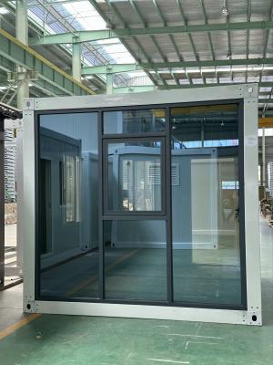 中国 Solid And Beautiful Container House Curtain Wall Glass For Street Shops / Offices 販売のため