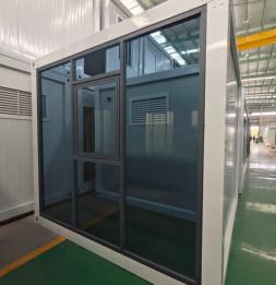 China Durable Office Building Folding Container House Various Application Temp Housing zu verkaufen