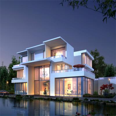 China Prefabricated Two Bedroom Container House , Light Steel Contemporary Prefab Homes en venta