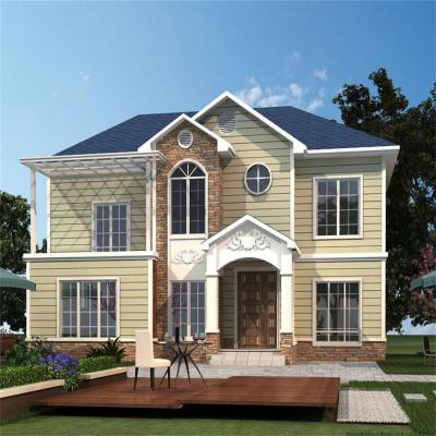 China 20ft Luxury Light Steel Villa , Lightweight Construction Prefab Villa House Te koop