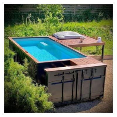 China Steel Modified Storage Container Swimming Pool Eco Friendly Shipping Containers en venta