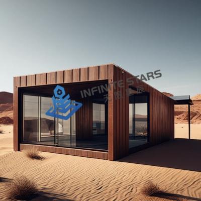 China Waterproof Modern Prefab Steel Villa Environmentally Friendly Designs Te koop