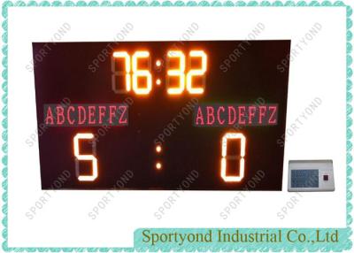 China Binnen de Voetbal Elektronische Scorebord 5-a-opgeruimde Doelpuntenmaker van Tafelbladfutsal Te koop