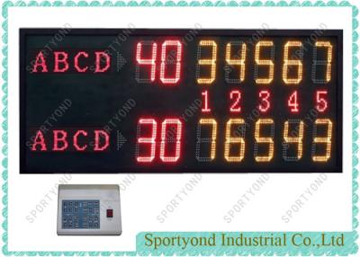 China Led Digital High School Scoreboard For Tennis Game With 5 Sets Display Panel for sale