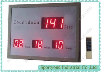 China Outdoor led Digital Clock Display for sale