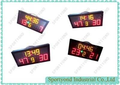 China Red Green Yellow Led College Sports Scoreboard , Electronic Futsal Stadium Scoreboard for sale