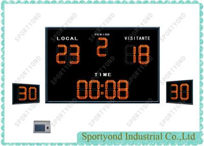 China Ultra Bright Red LED Electronic Scoreboard With Shot Clock For Water Polo Club for sale