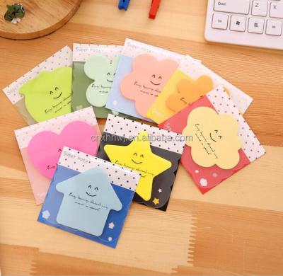 China 2021 Self-adhesive New Innovative Stationery Notebook Leaf Shaped Sticky Notes Product Advertising Cartoon Promotional Memo Pads, Memo Pads for sale