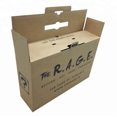 China Customize Recycled Materials Printed Logo Kraft Paper Packaging Cardboard Box For Bicycle for sale