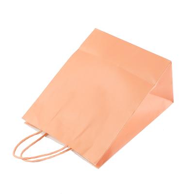 China Recyclable Christmas Printing Custom Paper Bag For Cosmetic Kraft Paper Bag With Handle for sale