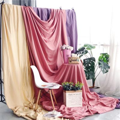 China Photography Backdrop Cloth 2.4m Polyester Backdrop Curtain Live Vlog Photo Camera Photo Background Stage Cloth for sale