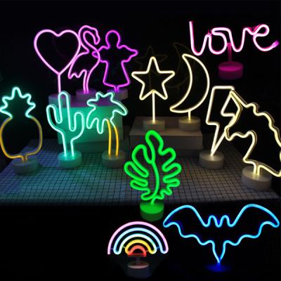 China Hotel LED Neon Light Banana Wall Hanging Night Lamp Art Sign Bedroom Decor Rainbow Wall Holiday Holiday Decor Christmas Gift Home Gift for sale