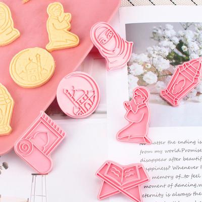 China Disposable Cookie Cutters DIY Cookies Baking Tools Islamic Muslim Al Adha Ramadan Decoration Eid Mubarak for sale