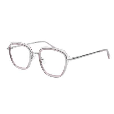 China High Quality Optical Frame Blue Light Anti Blocking Metal Acetate Eyeglasses Optical Sight for sale