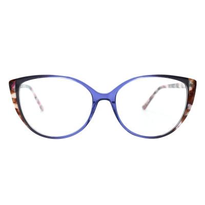 China New Design High Quality Fashionable Acetate Optical Frame Women Eyeglasses Optical Frames for sale