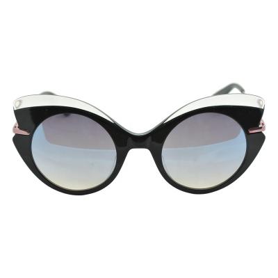 China Fashion Sunglasses 2021 New Fashion Brand Designer Cat Eye Sunglasses Women Retro Vintage Uv400 Sunglasses for sale