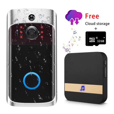 China Wireless Video Alarm Push Door Bell Camera Waterproof / Waterproof Two Way Audio Video Interview With Ding Dong for sale