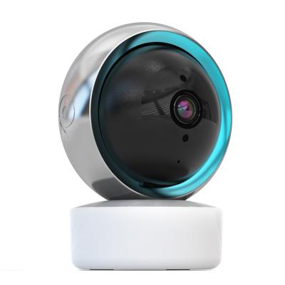 China APP 360 Degree Two Way Audio HD 1080P WIFI Mini Tuya Panoramic IP Camera with PIR Motion Detection for sale