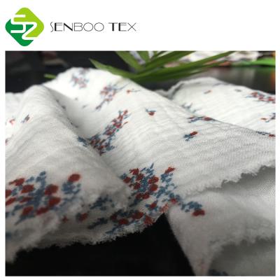 China Wholesale Moisture-wicking GOTS certified digital print 100% organic cotton woven fabric for ladies dress for sale