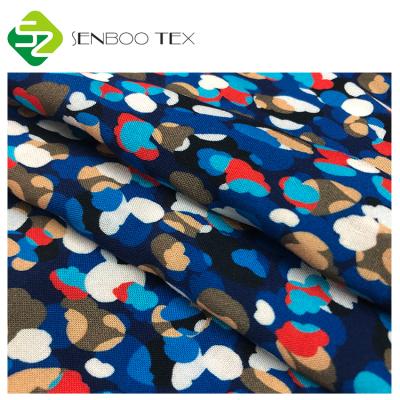 China Eco-friendly Certified 30S Woven Type Anti-bacteria New Floral Print Bamboo Fabric For Dress for sale