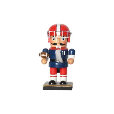 China Wholesale Custom Athlete Christmas Gift Popular Nutcracker Wooden Nutcracker For Christmas for sale