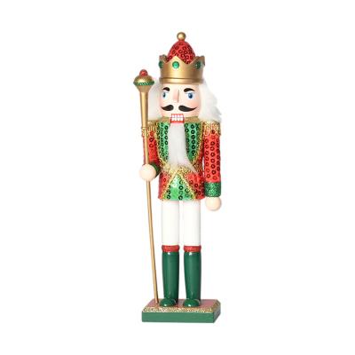 China New High Quality Chirstmas Decor Christmas Home Ornament Wooden Nutcracker For Toys for sale