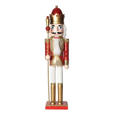 China Wholesale Custom 2021 New Christmas Wooden Nutcracker Eco-friendly For Home Decoration for sale