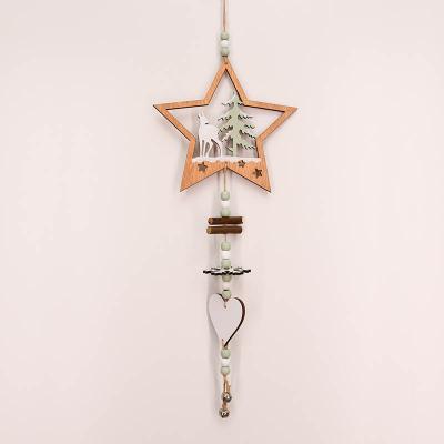 China Europe Eco-friendly Wood Custom Design Wooden Star Ornaments For Valentine DIY for sale