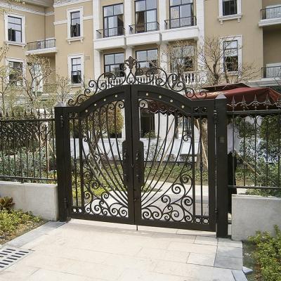 China China Italian Style Decorative Wrought Iron Doors Easily Assembled Patterns Iron Doors Master Designs for sale